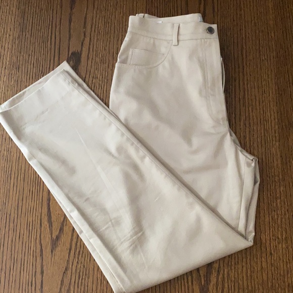 BERNARD ZINS For Saks Fifth Avenue Trousers SZ 12. Beautiful beige colou… - Picture 14 of 14